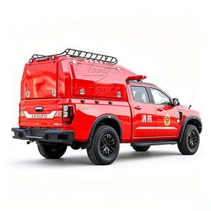 Camion de logistique incendie 4x4 avec cabine de stockage d'équipement entièrement fermée, véhicule de patrouille incendie - Product Image 2