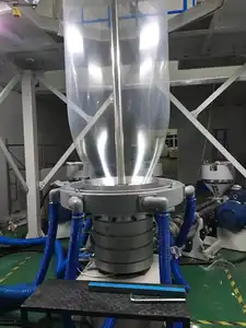 HWYAA mesin flim ditiup garis produksi ekstruder tas plastik ekstrusi dua lapis