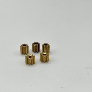 Tùy chỉnh <span class=keywords><strong>CNC</strong></span> gia công pinion Brass spur bánh răng nội bộ giá xoắn ốc kim loại bánh răng - Product Image 3