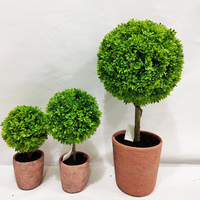 Plantes en pot de buis vert de forme conique de différentes tailles, buis en plastique en pot, bonsaï de 40 pouces, décoration de jardin et de maison, arbre artificiel en pot