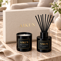 AIKUN Solution Complète Personnalisée de Luxe pour Diffuseurs à Bâtonnets en Fibre avec Marque Privée pour Achat de Cadeaux