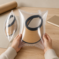 Sac gonflable à ouverture inférieure pour fleurs fraîches, sac anti-écrasement pour livraison express, sac à bulles, sac à colonnes d'air