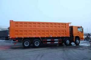 Camion léger diesel Howo 8x4 Euro 2, nouveau camion benne minier 12 roues, capacité de charge 11-20T, direction à gauche, caméra arrière, 251-350HP, 6-8L - Product Image 4