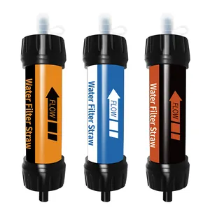 Filterwell UF Membrane Mini Hiking Personal Water Purifier Straw Emergency Life Survival Portable Outdoor Water Filter Straw