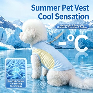 Abbigliamento Estivo per Cani in Tessuto Rinfrescante in Poliestere, Resistente ed Elegante, Design di Lusso, <span class=keywords><strong>Costume</strong></span> per Animali Domestici per Vendita all'Ingrosso - Product Image 5