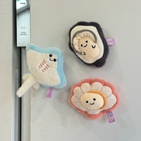 Nouvelles figurines magnétiques en plastique de la série Océan, pendentifs de sac en forme de phoque et de poisson-clown de dessin animé, pour aquarium, adaptés aux enfants