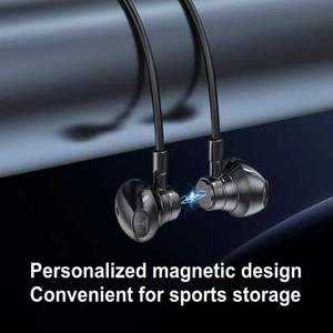 Tipo-C Carga rápida 20 horas de trabajo Magnético MP3 Estéreo inalámbrico Deportes Banda para el cuello Auriculares con pantalla LED de batería digital - Product Image 3