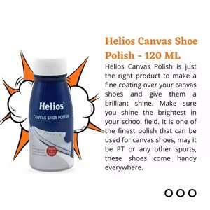 Helios 120GM Esmalte de zapatos atrevido y colorido Cuidado óptimo para zapatos de lona Estilo destacado para el cuidado del calzado - Product Image 2