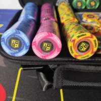 Ensemble de poker en céramique ou en argile, sur mesure, à faire soi-même, 300 pièces