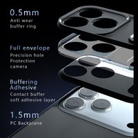 Coque de Téléphone Mobile Givrée Antichoc Intégrale en TPU PC pour iPhone 17 AIR 16 Pro Max 16E 15 14 13