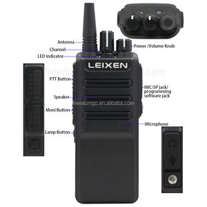 Interfono Wireless di alta qualità LEI <span class=keywords><strong>XEN</strong></span> VV-15 lunga autonomia professionale di comunicazione portatile prosciutto per 10W/5W 0-10KM 400 ~ 480 - Product Image 4