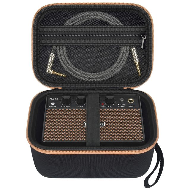 OEM ODM Custom Mini Amplifier Hard Carrying Case Compatible with Flatsons FBA-10 Guitar Amp, Protective Storage Bag