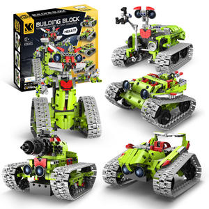 Groothandel Afstandsbediening Programmeerbare Robot Kit - Ecologische Gemotoriseerde Bouwstenen STEM Speelgoedsets voor Kinderen van 7-12 jaar - Product Image 6