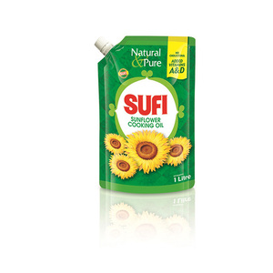 Fabbrica di plastica stampata su misura Doypack per olio di oliva di girasole 1L 3L 5L sacchetto di imballaggio per uso alimentare sacchetto beccuccio per la cottura di cocco - Product Image 5