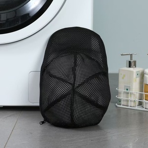Sac <span class=keywords><strong>de</strong></span> lavage chapeau sandwich sac en polyester <span class=keywords><strong>filet</strong></span> anti-déformation pour machine à laver - Product Image 6