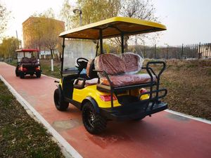 Carrito de Golf de 4 Plazas con Chasis de Aluminio de 48V, Velocidad de 30-50 km/h, Autonomía de 50-70 km, Certificado CE, Precio de Fábrica Bajo, Alta Calidad, Gran Oferta 2025 - Product Image 5