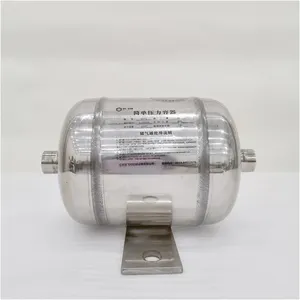 1L Horizontale Air Cilinder Tanks Air Ontvanger Tank Rvs Voor Multi Gebruik