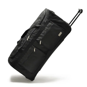 Roller Large Capacity Oxford Cloth <b>Trolly</b> Bag Spinner Suitcase Luggage Zipper Closure Waterproof Portable Travel Bag Trolley Bag - Product Image 1