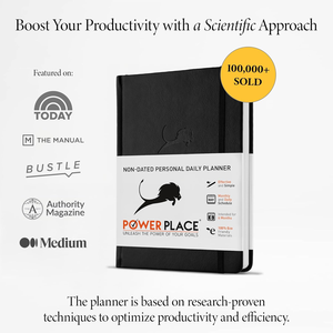 Agenda quotidien et organisateur de vie, gestion du temps, carnet à couverture rigide en cuir végétalien, non daté, planificateur horaire de 6 mois, journal - Product Image 2