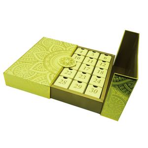 Caja de Regalo de Papel de Lujo para Navidad, Eid, Ramadán, Calendario de Adviento con Empaque de Chocolate, 25 Días - Product Image 3