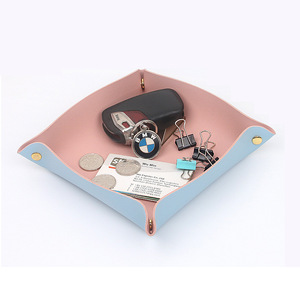 Instagram-worthy color-blocked desktop <b>storage</b> tray, key tray, fruit and sunflower <b>seed</b> dish, desktop ornament, home <b>storage</b> - Product Image 2