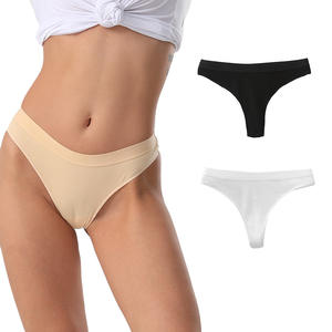 Tanga Sexy de Algodón para Mujer 2024, de Tiro Bajo, Cómoda, Sin Costuras, Antibacteriana, Ropa Interior de Punto, Suministro ODM - Product Image 4