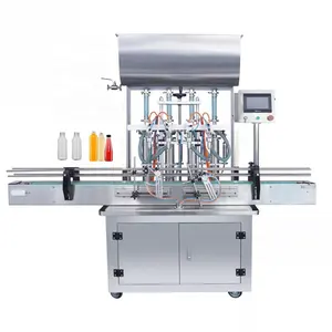 DUOQI GT4T-4G Processing Line pneumatic 4 filling nozzles Automatic viscous paste and liquid filling machine