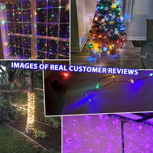 Giáng sinh ip43 không thấm nước dẫn dây đèn USB powered 8-chế độ nhiều màu PVC Đồng đèn cơ thể cảnh quan sử dụng CE chứng nhận - Product Image 4