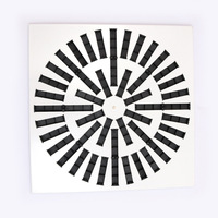Diffuseur d'air circulaire robuste de haute qualité fourni par l'usine, grille d'évacuation d'air ronde intérieure 600*48