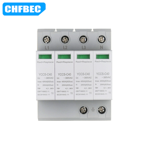 40kA T4 385V nhà bảo vệ tăng bảo vệ điện áp thấp arrester thiết bị AC SPD thiết bị bảo vệ tăng sét - Product Image 1