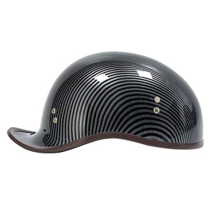 Casco <span class=keywords><strong>de</strong></span> Motocicleta Retro ABS para Ciclistas, Medio Casco con <span class=keywords><strong>Cola</strong></span> Elevada, Unisex XL, para Todas las Estaciones, Seguridad en la Calle, Certificado 3C - Product Image 4
