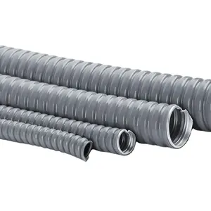 Tubo de aço galvanizado rígido revestido pvc para proteção de fios elétricos