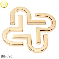 Emblemas Metálicos de Alta Calidad con Logotipo de Animales para Bolsos, Chapados en Oro, Accesorios para Carteras, Placas de Identificación Metálicas con Tornillo