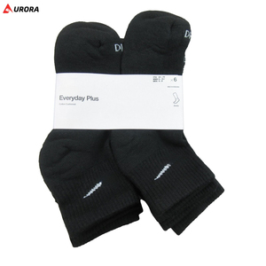 Produits phares 2026 Chaussettes de sport 6 paires Chaussettes en coton tricotées à semelle épaisse Chaussettes de basketball blanches N-k Emballage anglais pour hommes - Product Image 5