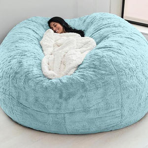 4FT 5FT 6FT Sac au lit Vente populaire Pouf en mousse Chaise Salon Pouf géant Canapé-lit Personnalisé en gros Sac de canapé en mousse - Product Image 4