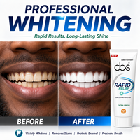 Dentifrice blanchissant anti-caries pour adultes, saveur menthe fraîche, tube taille standard, fabricant OEM/ODM, emballage personnalisé
