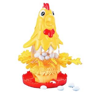 Jeu de table éducatif et compétitif multijoueur pour tout-petits et réunions de famille : les poules pondent <span class=keywords><strong>des</strong></span> œufs et jouent à <span class=keywords><strong>des</strong></span> jeux de plume. - Product Image 1