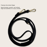 Étui de téléphone antichoc en cuir véritable noir gaufré à motif personnalisé de luxe pour 17 Pro Max