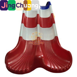 Tobogán de agua de plástico en espiral tipo S individual y doble para jardín de infantes, accesorios de tobogán para niños, de fábrica. - Product Image 5