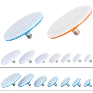 <strong>LED</strong> <strong>Bulb</strong> AC 220v <strong>E27</strong> Base Household Energy Saving Lamp 15W Indoor Lighting Flying Saucer Light 6500k Ceiling Lamp Garage Light - Product Image 2