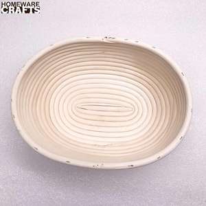 2025 ratán ovalado hecho a mano para hacer pan cesta de prueba CE certificado ecológico hornear pastelería espátula para pastel - Product Image 3