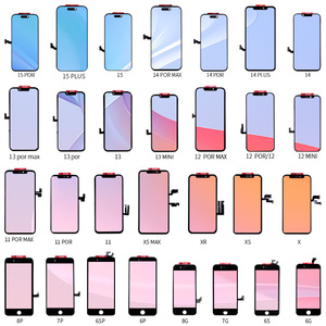 FLYCDI Bán buôn Màn hình LCD cảm ứng điện thoại di động, phụ kiện LCD cho Iphone Xr Xs 6 7 8 11 12 13 14 15 Pro Max Plus - Product Image 1