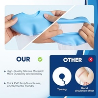 Protège-plâtre imperméable pour enfants, protège-pieds et chevilles pour la douche, sac de protection pour la douche, bottes de natation pour les pieds et les orteils après une opération ou une blessure