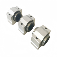 Roulement linéaire SC10VUU en acier chromé, précision P6, lubrifié à l'huile, coussinet coulissant compact pour usinage CNC et imprimante 3D