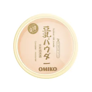 Fond de teint de maquillage en gros pour femmes et maquillage compact pour le visage crème imperméable de marque propre poudre de crème de haricot