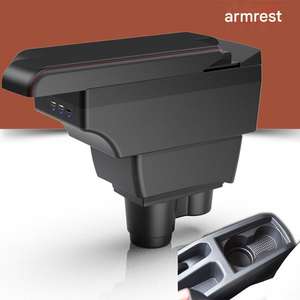 2019 Renault <span class=keywords><strong>Duster</strong></span> accoudoir de siège de voiture spécialement conçu avec boîte de rangement de la <span class=keywords><strong>console</strong></span> <span class=keywords><strong>centrale</strong></span> comprend un porte-gobelet fonctionnel - Product Image 2