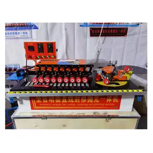 mini small pvc curve woodworking edge bander banding machine for furniture