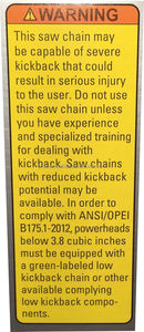 <span class=keywords><strong>Sthl</strong></span> 33RS-84 3/8 "050 Gauge 84 Maillons d'entraînement 25" Chaîne de scie rapide super professionnelle 3623-005-0084 - Product Image 2
