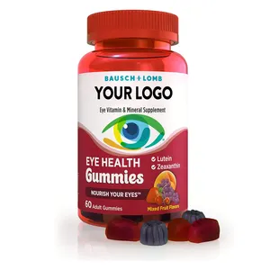 Vegane Lutein & Zeaxanthin Gummies Vitamin Supplement für die Augen gesundheit