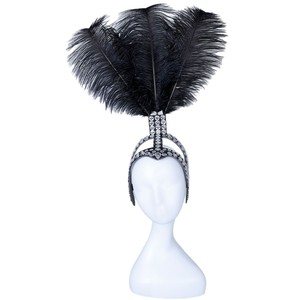 Tocado de plumas para disfraz de <span class=keywords><strong>Samba</strong></span>, Carnaval, fiesta de Halloween, <span class=keywords><strong>Bar</strong></span>, actuación, corona de Ballet, mascarada, baile, alas, desfile - Product Image 5